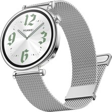 MobaxAksesuar Huawei Watch GT 6/5/4 41mm -GT 5 Pro 42mm (18mm uyumlu) Kordon Çift Mıknatıslı Milano Loop Metal Kordon