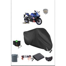 Yamaha R25 Tr54 Edition Için Kilit Uyumlu Siyah Motosiklet Branda, Güvenli, Su Geçirmez