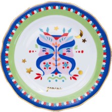 Baci Milano Zodiac Vibe Pasta Tabağı Ikizler Burcu 16 cm