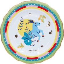 Baci Milano Zodiac Vibe Pasta Tabağı Oğlak Burcu 16 cm