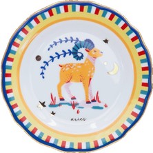 Baci Milano Zodiac Vibe Pasta Tabağı Koç Burcu 16 cm