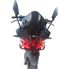Bajaj Pulsar Rs 200 Siperlik Camı 2015-2024 Uyumlu -Füme