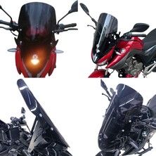 B1 Moto Mondial 125 Drift L Siperlik Camı 2011-2024 Uyumlu-Füme