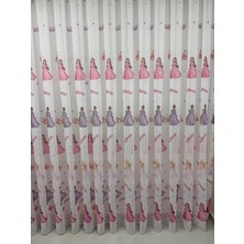 Nivemeshome HYL00009.801 KRDT204096 Prenses Çocuk Odası 1/2.5 Pile Tül Perde Apm