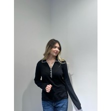 Kadın Bluz V Yaka