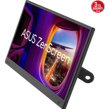 Asus ZENSCREEN MB166CR   15.6 IPS 1920x1080 5MS USB-C 3YIL MAT EKRAN,360° DAYANAKLI STAND, DUSUK MAVI ISIK TASINABILIR USB MONITOR