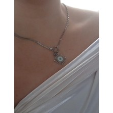 Çelik Charm Kolye