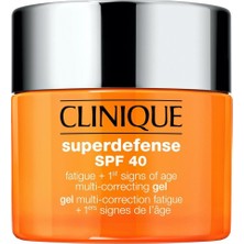 Clinique Superdefense™ SPF 40 Yorgunluk ve Yaşlanmanın İlk Belirtilerine Karşı Etkili Nemlendirici Jel 50 ml