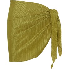 Aquella Lurex Sarı Bağlamalı Pareo