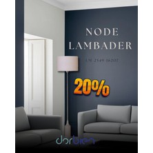 Dorbien Node Lambader E14 6W 38cm Ahşap Krem Dorbien-LM-2549-16207