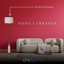 Dorbien Node Lambader E14 6W 38cm Ahşap Krem Dorbien-LM-2549-16207