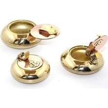 Near Shop 3'lü Pirinç Küllük Seti