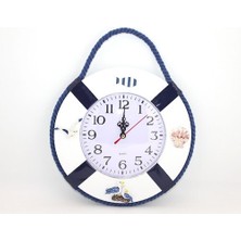 Near Shop Ahşap Marin Duvara Asmalı Saat