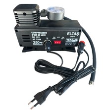 Eltaş 220 V 12 V Çalışan Lastik  Hava Şişirme Komp