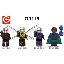 Tek Satış Marvel Rakamlar Yapı Taşları Karınca Adam Wasp Cassie Lang Kang Fatih Minifigures Çocuk Oyuncakları G0115 (Yurt Dışından)