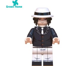 Yeşil Ev Mini Yapı Taşları Tuğlalar Oyuncaklar Karikatür Anime Minifigure Gömülü Oyuncak (Yurt Dışından)