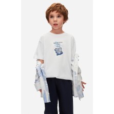 Nk Kids Erkek Çocuk Floral Tshirt 48504
