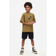 Nk Kids Erkek Çocuk Motif Desen Tshirt 48325