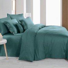 Sarev Monochrome Ocean %100 Pamuk Saten ''300 Tc" Nevresim Takımı Tk V16