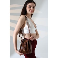 Moda Lime Kadın Büzgülü El ve Omuz Askılı Modern ve Şık Kadın Çanta
