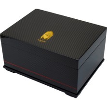 Lubinski Carbon Puro Kutusu Humidor İspanyol Sedir 50s