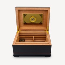 Lubinski Carbon Puro Kutusu Humidor İspanyol Sedir 50s
