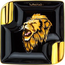 Lubinski Lion Porselen Puro Küllüğü Siyah/gold 2li