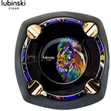 Lubinski New Lion Dörtlü Puro Küllüğü Siyah