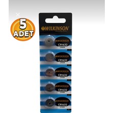 Wılkınson CR1632 Lityum Alkalin Pil 3V (5 Adet)