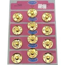 Atos 25 mm Çıt Çıt 12 Adet (Sarı)