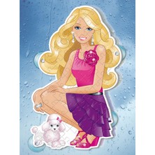 Barbie  Window Puzzle Vantuzlu Çift Taraflı 60 Parça Çocuk Puzzle