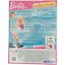 Barbie  Window Puzzle Vantuzlu Çift Taraflı 60 Parça Çocuk Puzzle