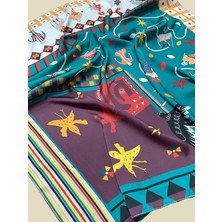 Bolder Scarf Brown/green City Fular 70*70