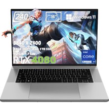 Razer Blade 16 Mercury White Intel Core I9-13950HX 32GB 1tb SSD RTX4080 (175W) 12GB Windows 11 Home 16'' Qhd+ Gaming Bilgisayar