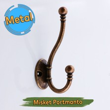 Badem10 Misket Askı Antik Bakır Vestiyer Portmanto Dolap Askılık Askılığı Duvar Banyo Mutfak Elbise Askısı