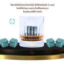 Perlotus Doğal Granit Mermer Viski Taşı 4’lü Özel Seri Sertifikalı