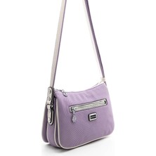Silver Polo Çanta  Lila Mat Kemik M86 1094