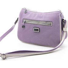 Silver Polo Çanta  Lila Mat Kemik M86 1094
