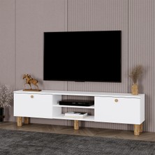 Kalender Dekor Esma Bohem Ayaklı Kapaklı Tv Ünitesi Tv Sehpası 180  cm . ESM01