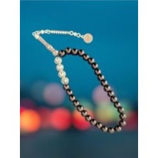 Anemore Collection Hamdi İsmine Özel Tesbih Kişiselleştirilebilir Hediye Küre Kesim Oniks Taşı Tesbih ONİX-601