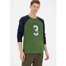 U.S. Polo Assn. Erkek Yeşil Sweatshirt