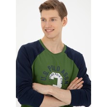 U.S. Polo Assn. Erkek Yeşil Sweatshirt