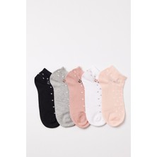 Katia & Bony Kadın Puantiyeli 5'li Paket Step Çorap