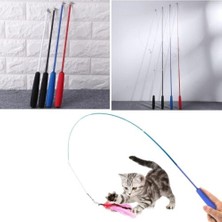 GK7 Store Teleskopik Zilli ve Tüylü Kedi Oyuncağı