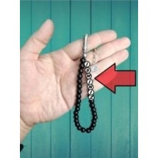 Anemore Collection Aygen İsmine Özel Tesbih Kişiselleştirilebilir Hediye Küre Kesim Oniks Taşı Tesbih Onix-88
