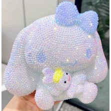 Sanrio Cinnamoroll Tasarımlı 3D Kendin Yap Diy Elmas Mozaik Yapıştırma Figür Kumbara