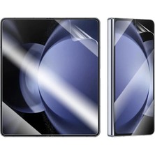 Honor Magic V3 Özel Kesim Şeffaf Nano Iç ve Dış Telefon Ekran Koruyucu Set
