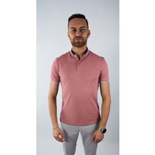 Triko Yaka Yakası Düğmeli Erkek Yakalı Tshirt
