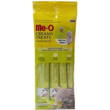 Meo Creamy Ton Balıklı ve Keçi Sütlü Kedi Ödül Maması 4x15 Gr