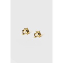 Yunus Model Altın Kaplama Küpe